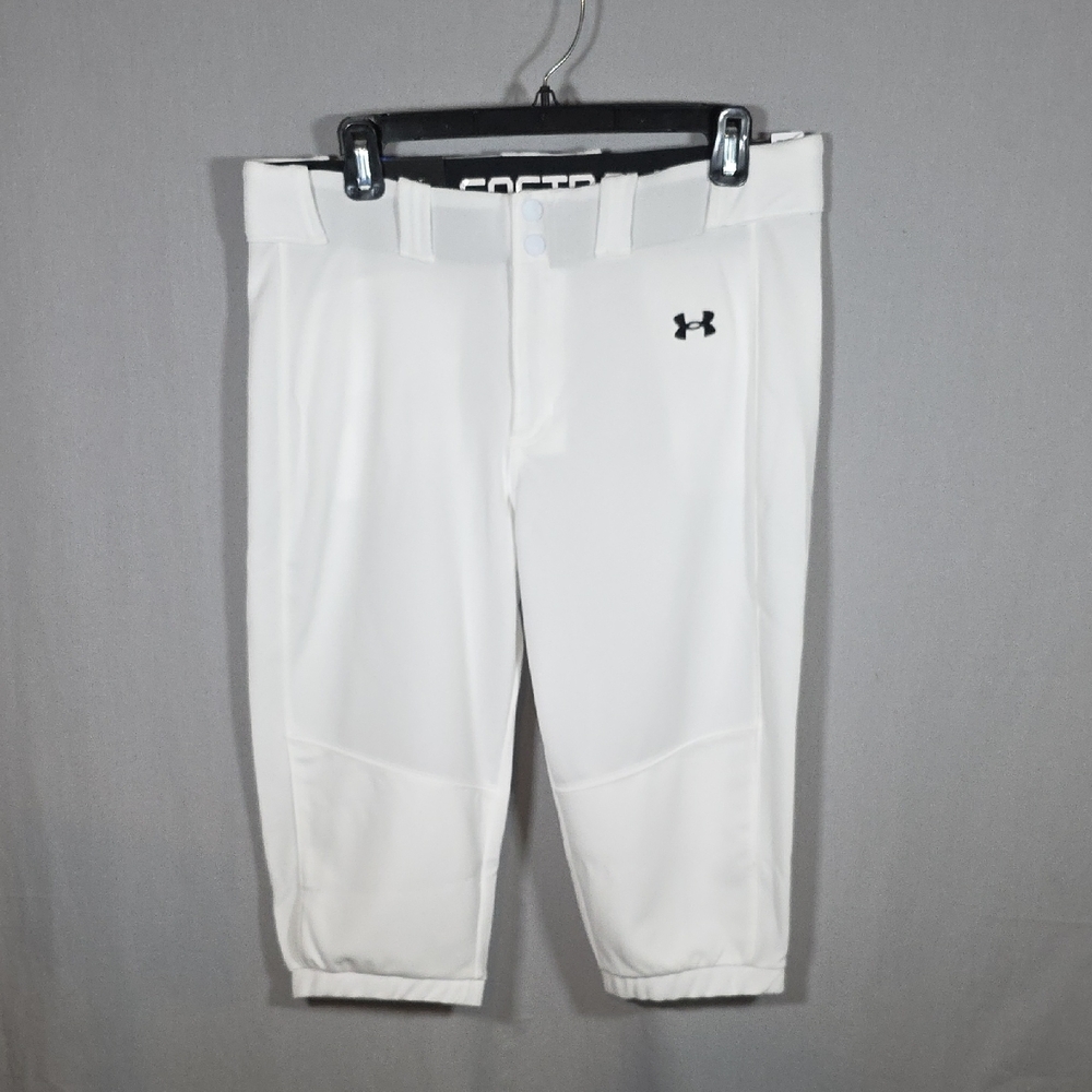Under Armour White Athletic Pants Girls Size youth XL